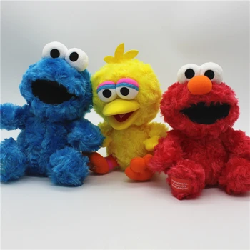 1piece 15cm classical Elmo Cookie Monster Big Bird Plush Toy Dolls Soft Stuffed Animals Children Educational Toys