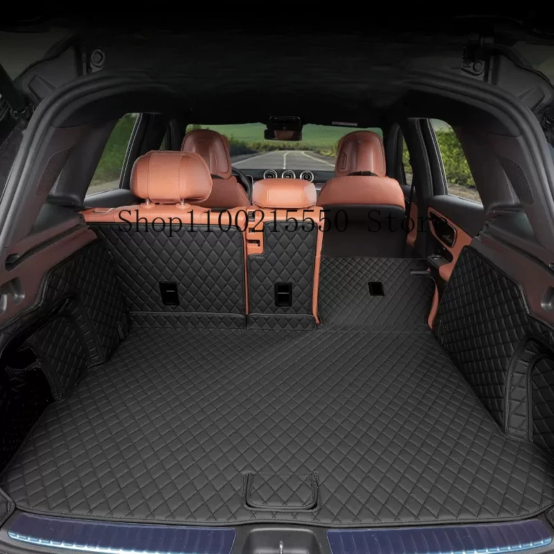 Custom Special trunk mats for Mercedes Benz GLC GLC260 300L 7seats 5seats 2023 waterproof boot carpets  styling