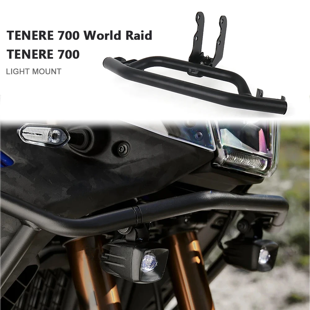 

For YAMAHA T700 TENERE 700 Tenere700 World Raid Fog Light Mount Bracket Auxiliary Lamp Holder Motorcycle Spotlight Bracket