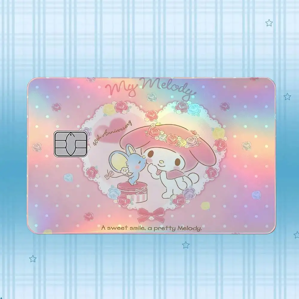 My M-Melody Laser-Holografischer Karten-Skin-Aufkleber für Kredit- und Debitkarten – 4 Stück/Set, wasserfester, kratzfester Schutz – Detail 11