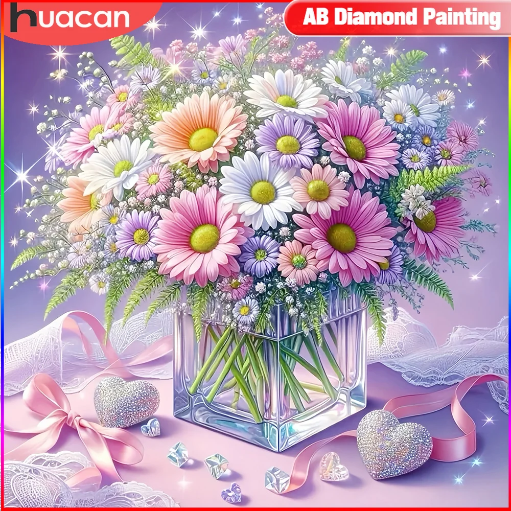 Huacan Tier DIY Diamant Malerei Frosch Pflanze volles Quadrat rund 5d Diamant Mosaik abstrakte Farbe Wohnkultur