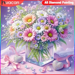 HUACAN Diamond Painting Daisy Picture Rhinestones Flower Embroidery New Arrival Mosaic 5D DIY Cross Stitch Decor For Home