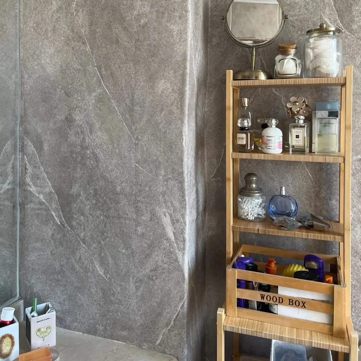 

PVC Self-adhesive Waterproof Wallpaper Retro Gray Oil-proof Kitchen Wall Sticker Anti-slip Shop Hotel Home Renovate FloorSticker