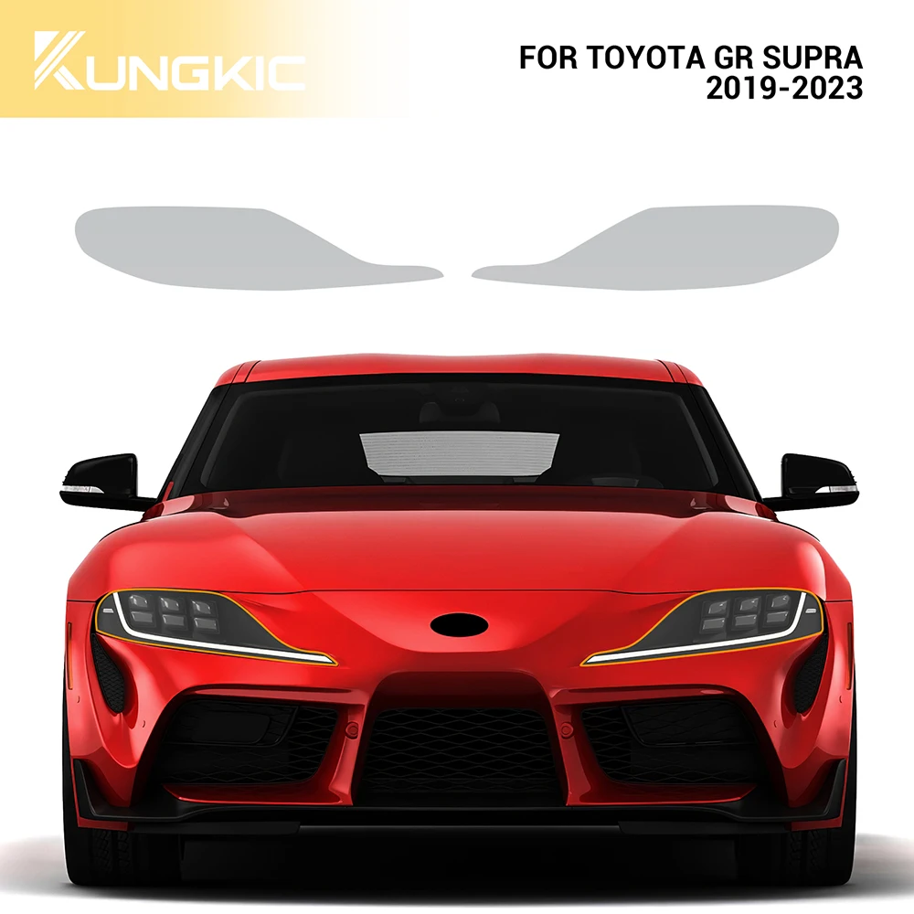 for Toyota GR SUPRA 2019-2023 Headlight TPU Film Rearview Mirror Anti-collision Transparent Protective Film Scratch Sticker