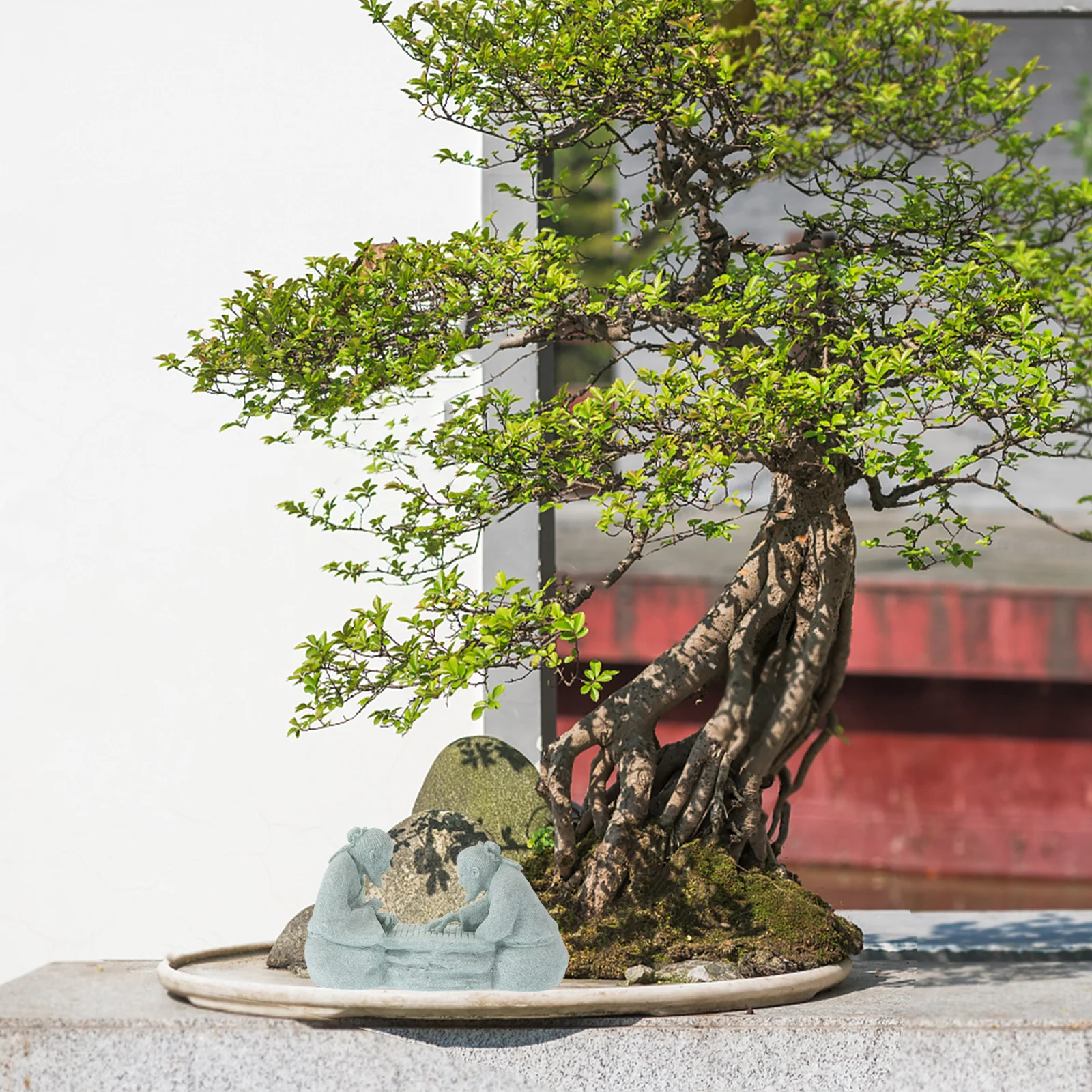 

Delicate Chess Player Statue Fish Tank Ornament Desktop Chess Player Figure Aquarium Decor L Aquarium Decor Miniature Model