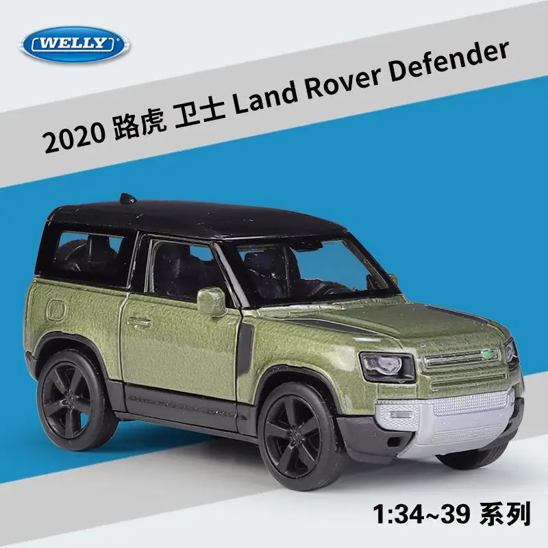 

Модель автомобиля WELLY Land Rover 2020 Defender SUV из металлического сплава, 1:36