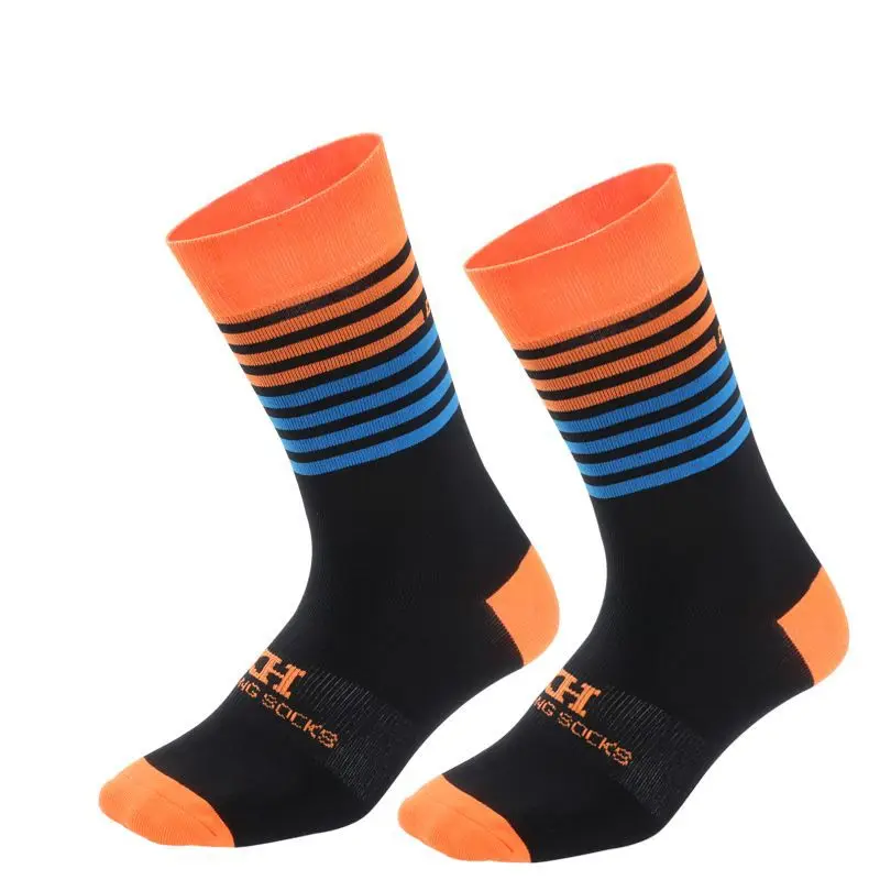 Breathable Sweat and Anti-odor Mid-calf Socks Summer Bike Riding Sports Socks