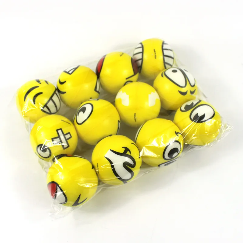 6cm Langsam Aufsteigender Emoji-Stressball, Weicher PU-Schaum Quetschball, Angstlösendes Fidget-Spielzeug für Kinder & Erwachsene, Geburtstagsgeschenk – Detail 1