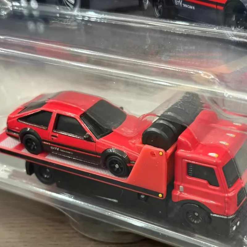 Genuine Hot Wheels Premium Car Culture TOYOTA AE86 Team Transport #84 Metal Collectible 1/64 Diecast Model Vehicle Toys