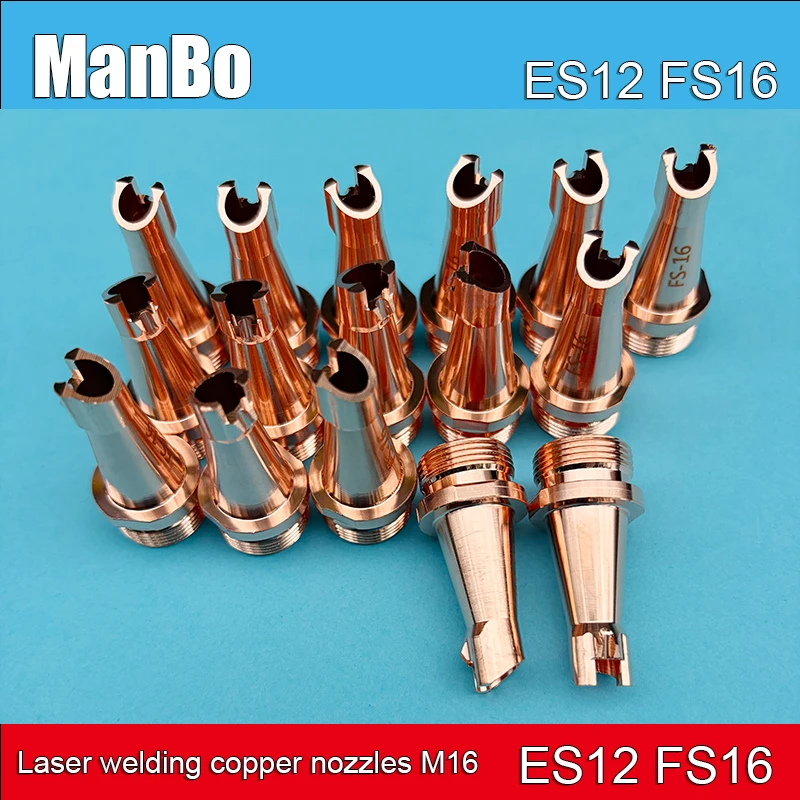 16 Stück CQWY ES12 FS16 M16 SUP20T SUP21T SUP23T SUP28F Laserschweißdüsen für SUP CQWY Laserschweißpistole – Detail 1