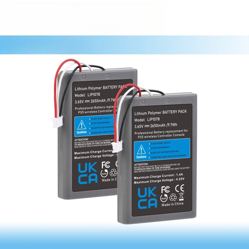 2650mah 3.65v Suitable for Sony PS5 Game Controller Battery Game Captain Endurance Injection Molded Rechargeable Battery