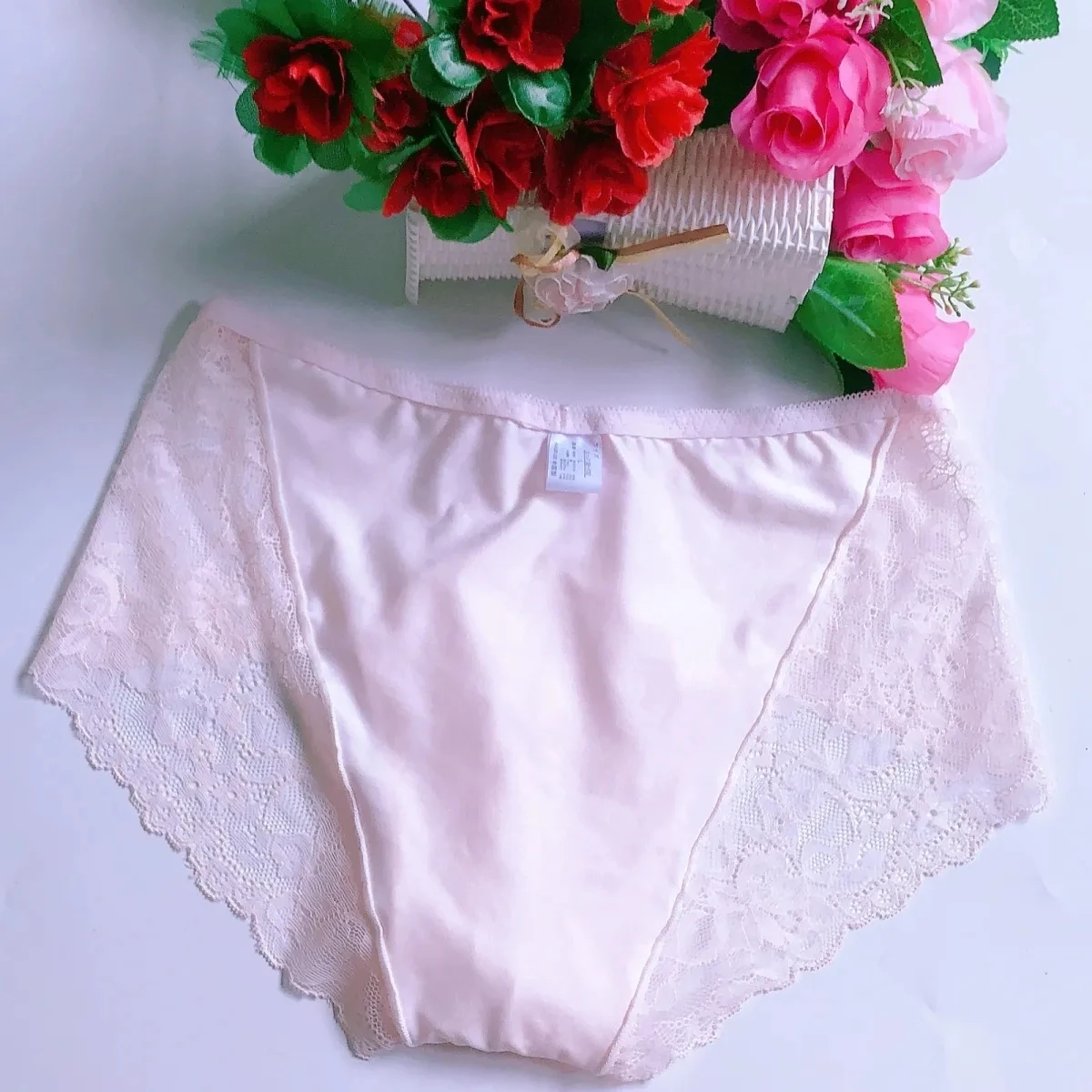 Man\'s Pink Lace Pants