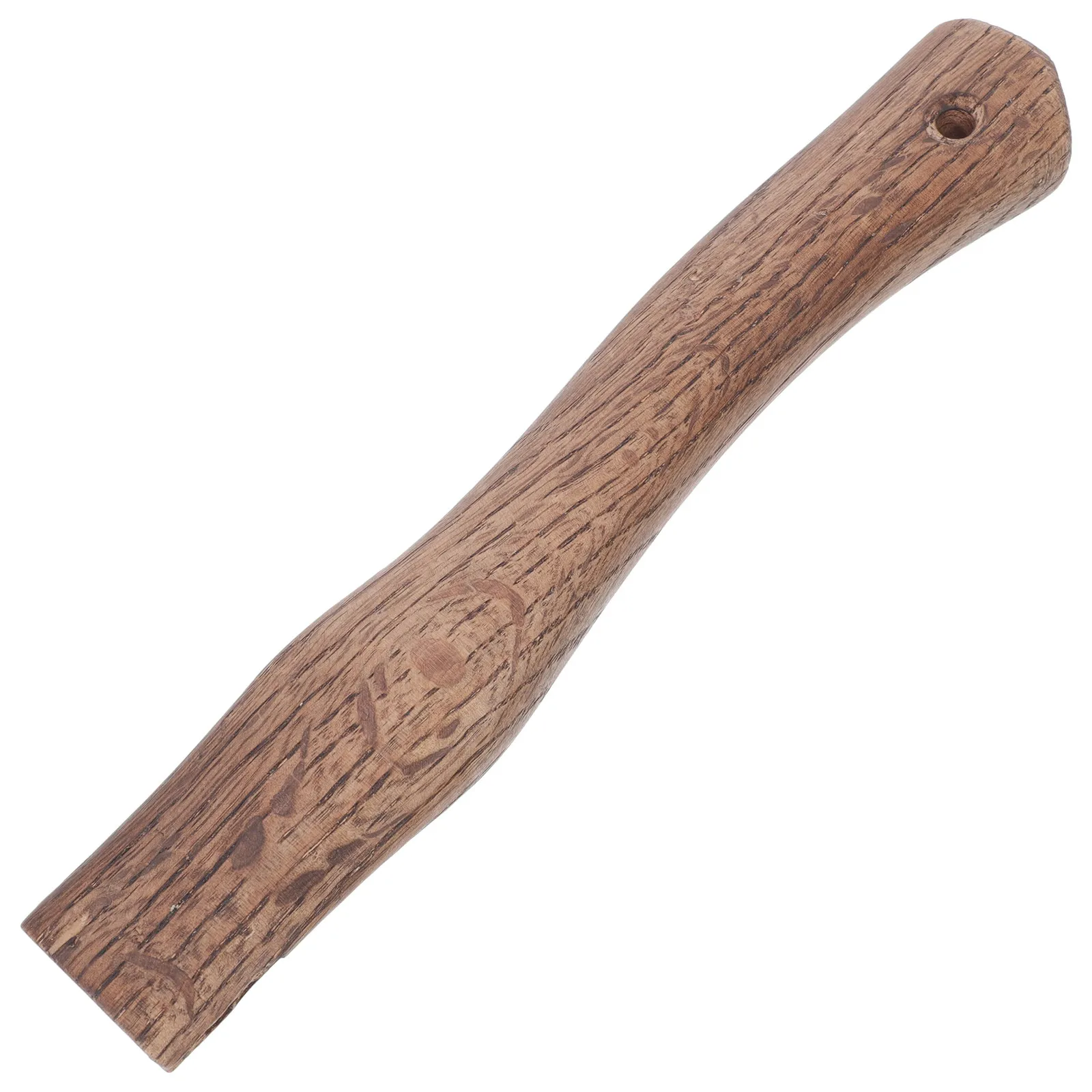 27Cm Replacement Axe Handle Made of Carbonized Qiangang Wood for Hatchet Woodworking Camp Use Ergonomic Tiger Head Grip Warping