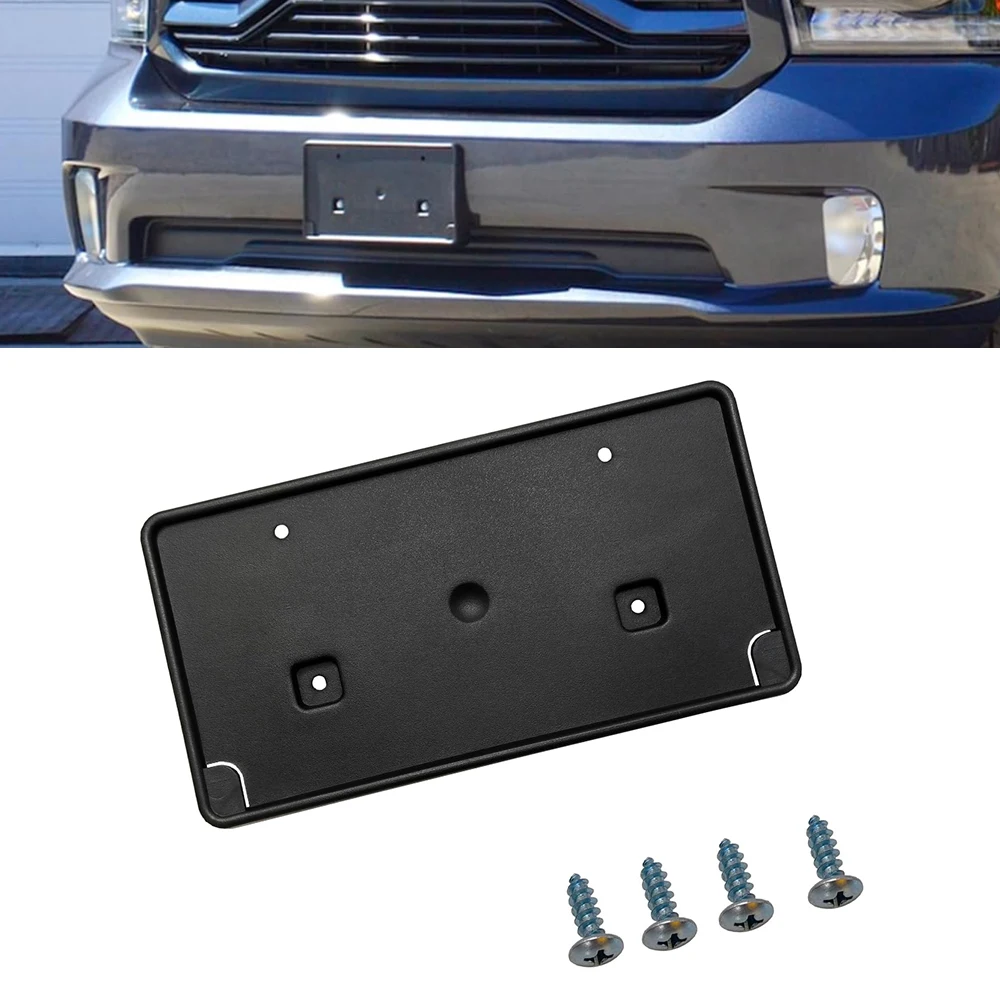 

Держатель рамки переднего номерного знака автомобиля для Dodge Ram 1500 2013 2014 2015 2016 2017 2018 68141642AA CH1068128 ﻿