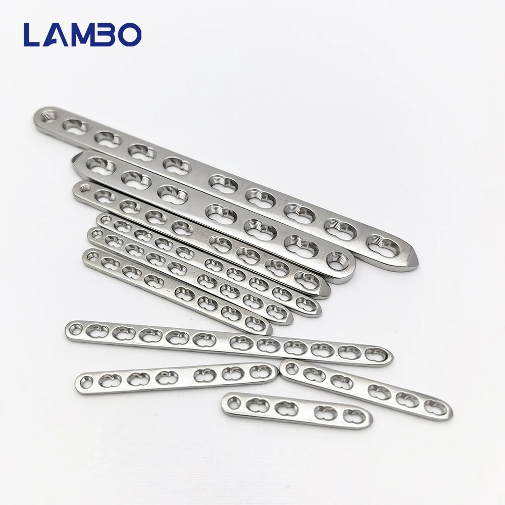 1PC 2.0/2.4mm S.S. Straight Locking Plate for Veterinary,Orthopedic Implants,Pet Hand Tools, Surgical Instruments for Dogs view 4