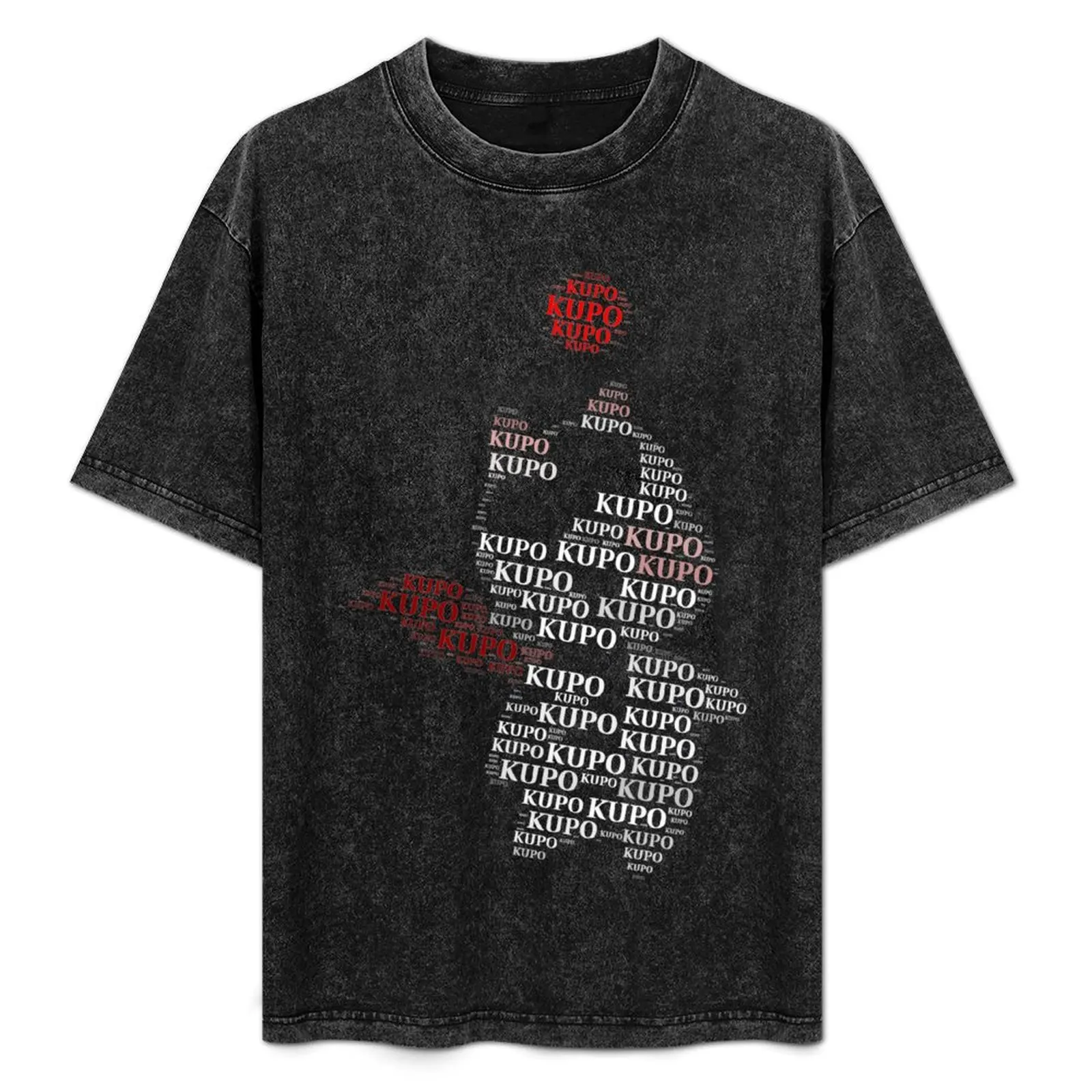 

Moogle Typograhy T-Shirt Basic Plain Tee for Spring and Summer