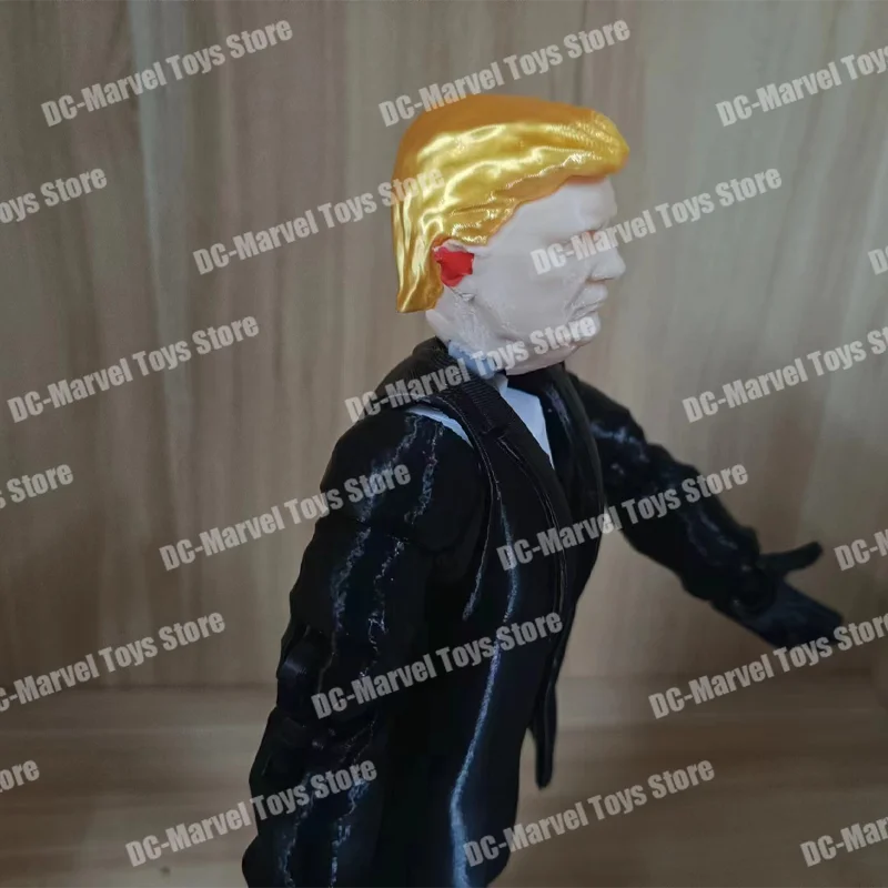 Presale 3d Printed Trump Ear Piercing Soldiers Blood Shapeshift Multi-Jointed Action Figures  Accessories Customized Gifts Toys