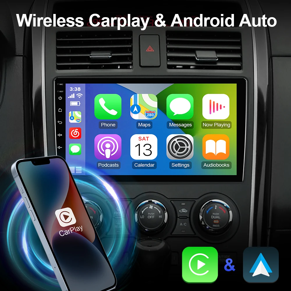 10.1 inch Isudar Android 12 Car RadioFor MAZDA CX9 CX-9 2006-2016 Carplay Auto Stereo No 2din