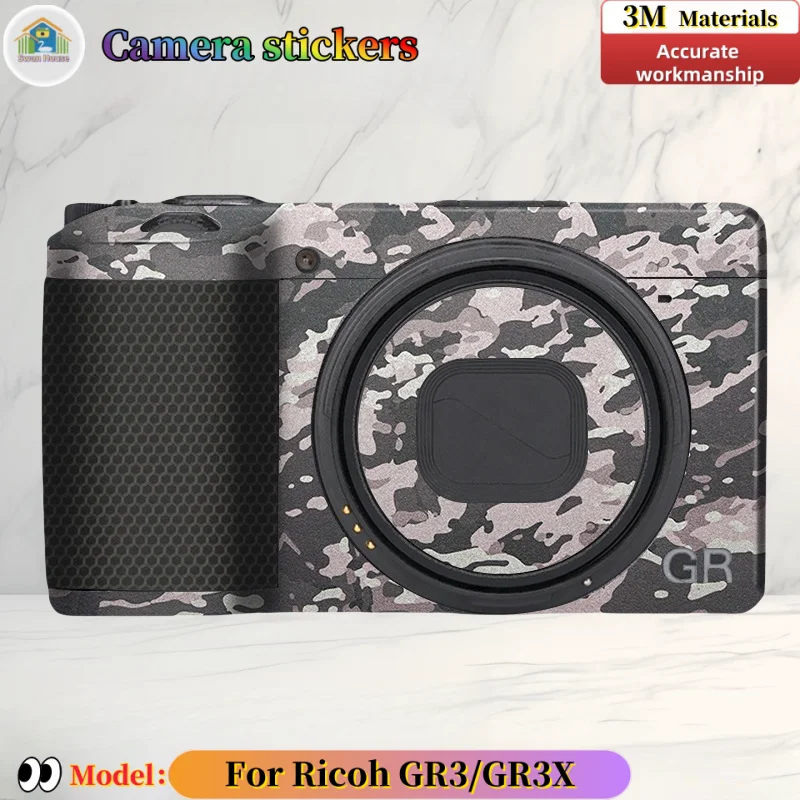 GR3 GR3X For Ricoh GR3/GR3X Camera stickers, DIY skin,Precision tailoring wear-resistant protective film