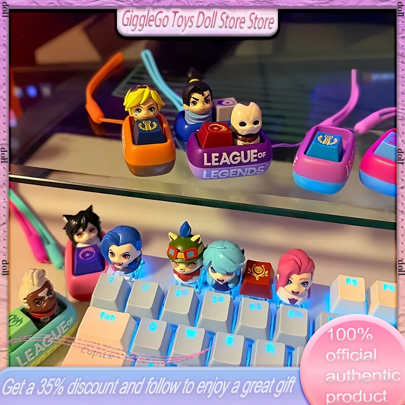Мыло Studio League Of Legends League Of Legends Lol Keycap Слепая коробка 2025 Глобальные финалы Игровая периферия Модная игровая подвеска в подарок