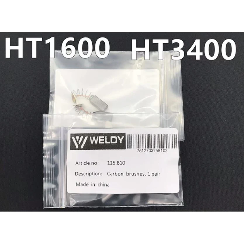 1 Pair Carbon Brushes 125.810 for WELDY Hot Air Torch HT1600 for Heat Gun Power Tool Part Accessories