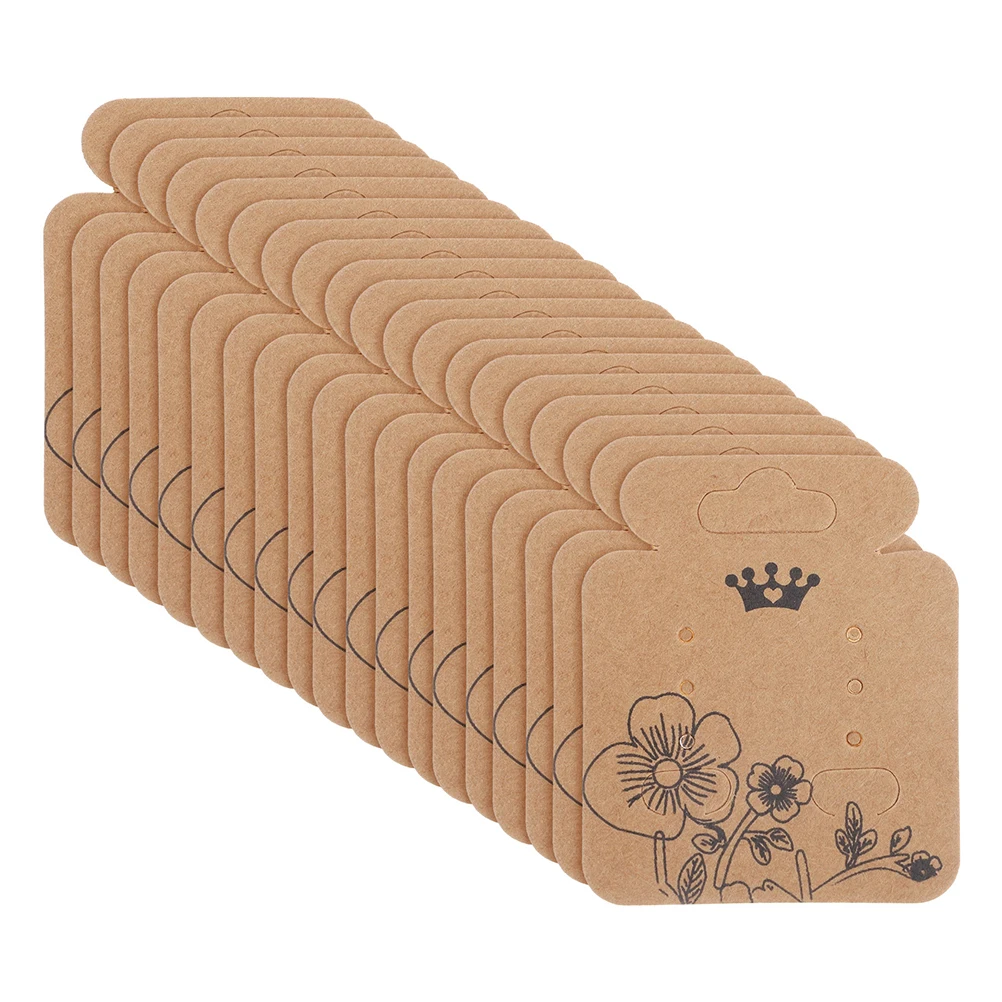 

200 Retro Earring Packaging Cards Durable Display Holders For Jewelry Storage Trinket Jewelry Packaging Cards Card ZK051