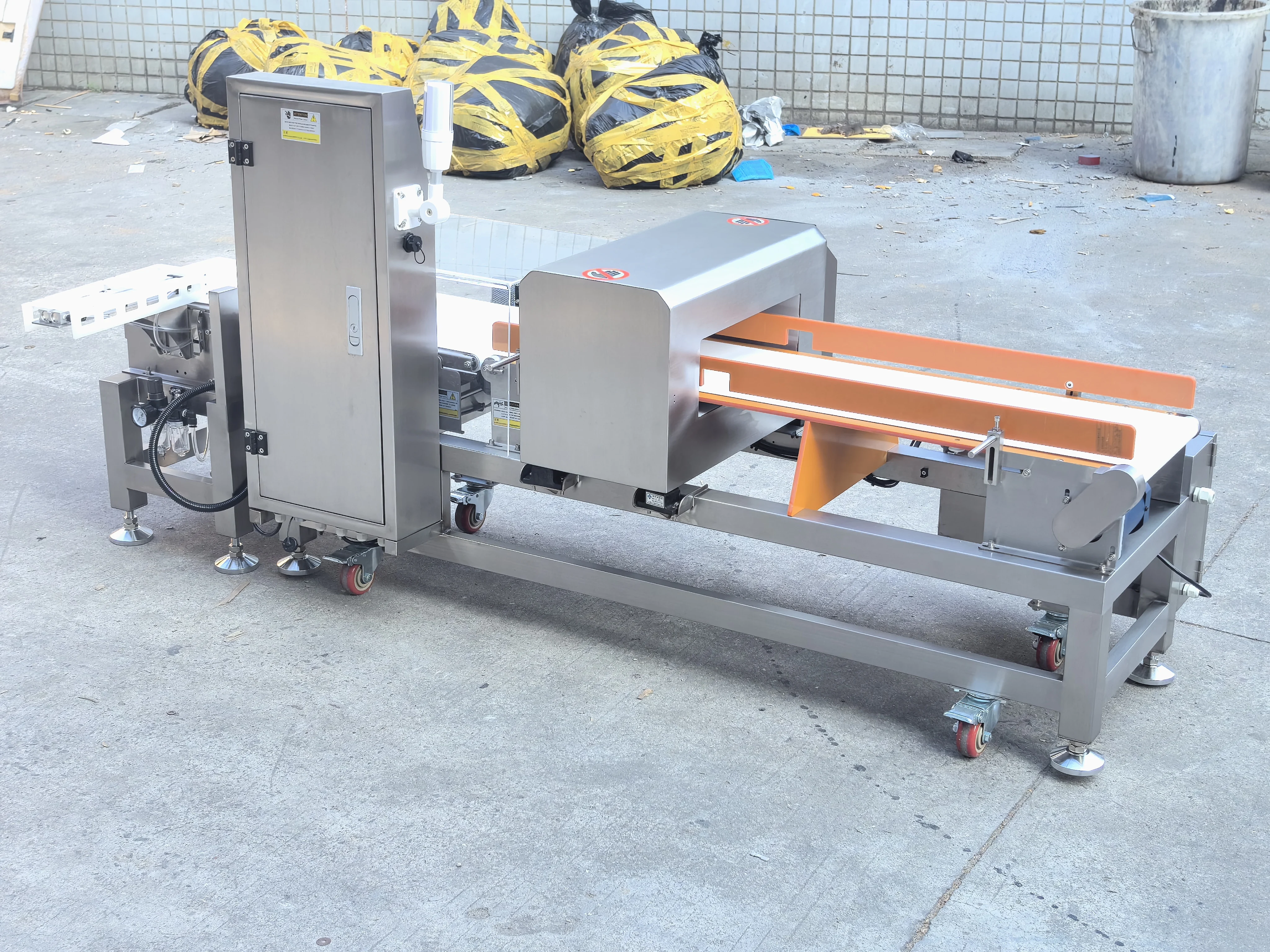 High Sensitivity Vegetables Snack Food Industry Metal Detection Check Weight Machine