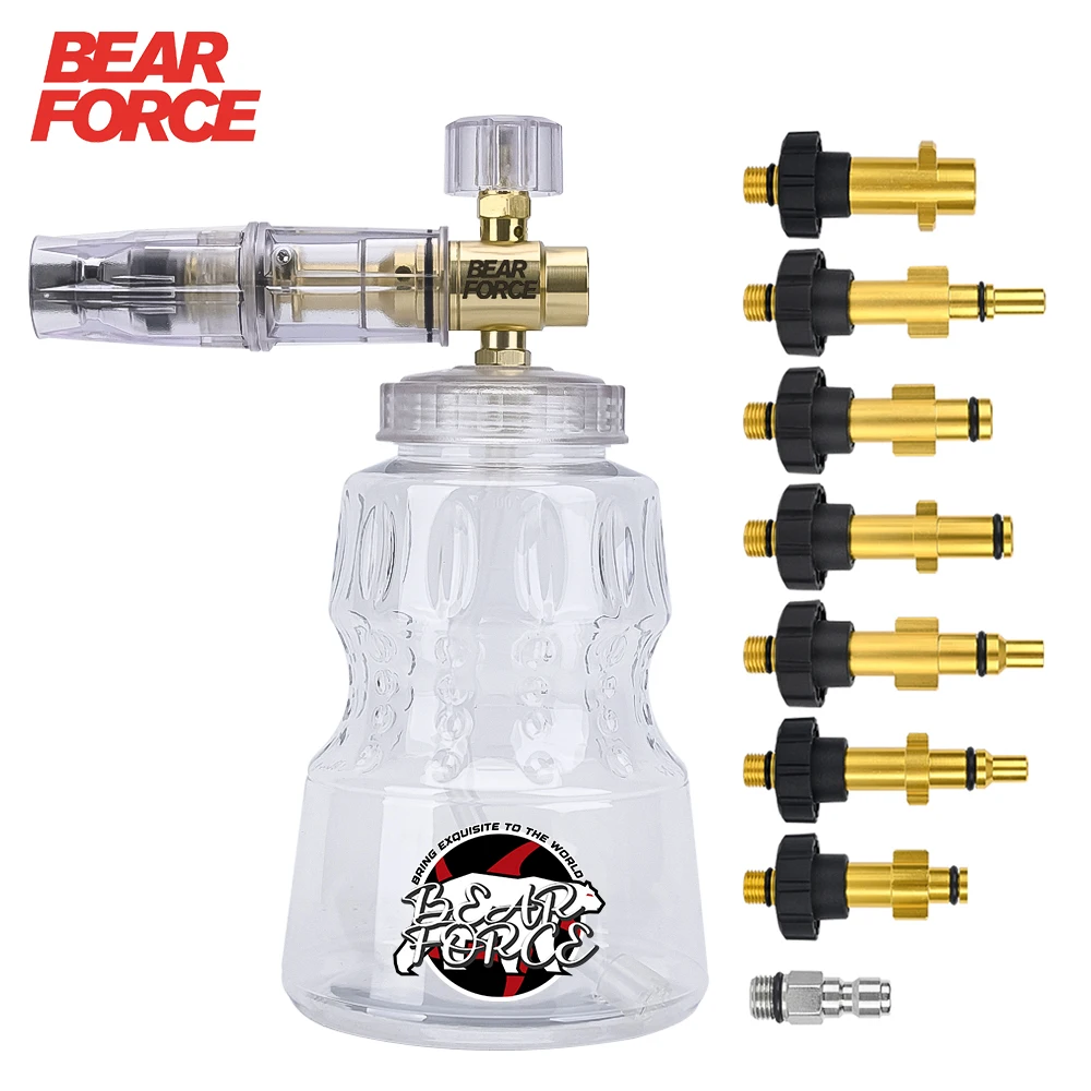 

Pressure Washer Aluminum Foam Lance Foam Nozzle Car Wash Foam Maker for Karcher Elitech Bort AR Bosch Michelin Pressure Washer