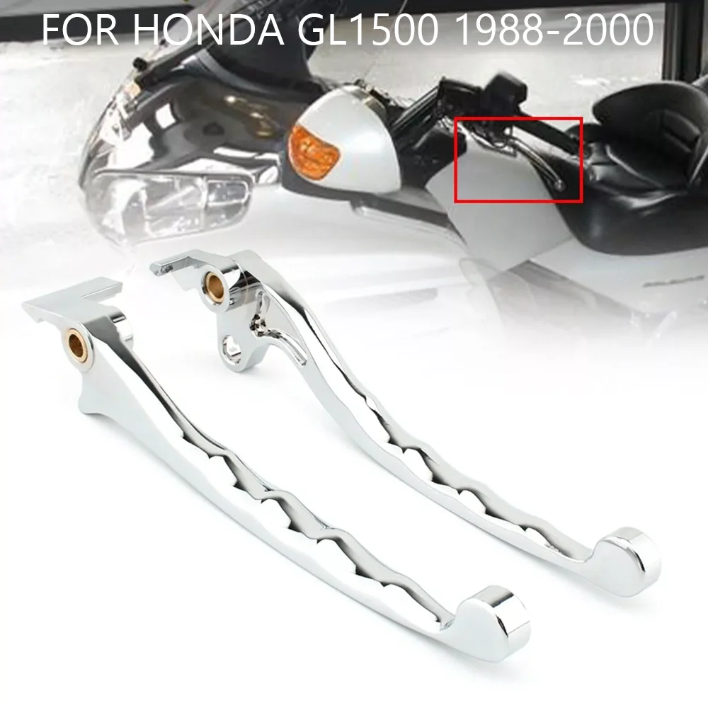 

GL1500 For Honda Gold Wing Goldwing GL 1500 1988-2000 Chrome Front Brake Clutch Levers Motorcycle Accessories