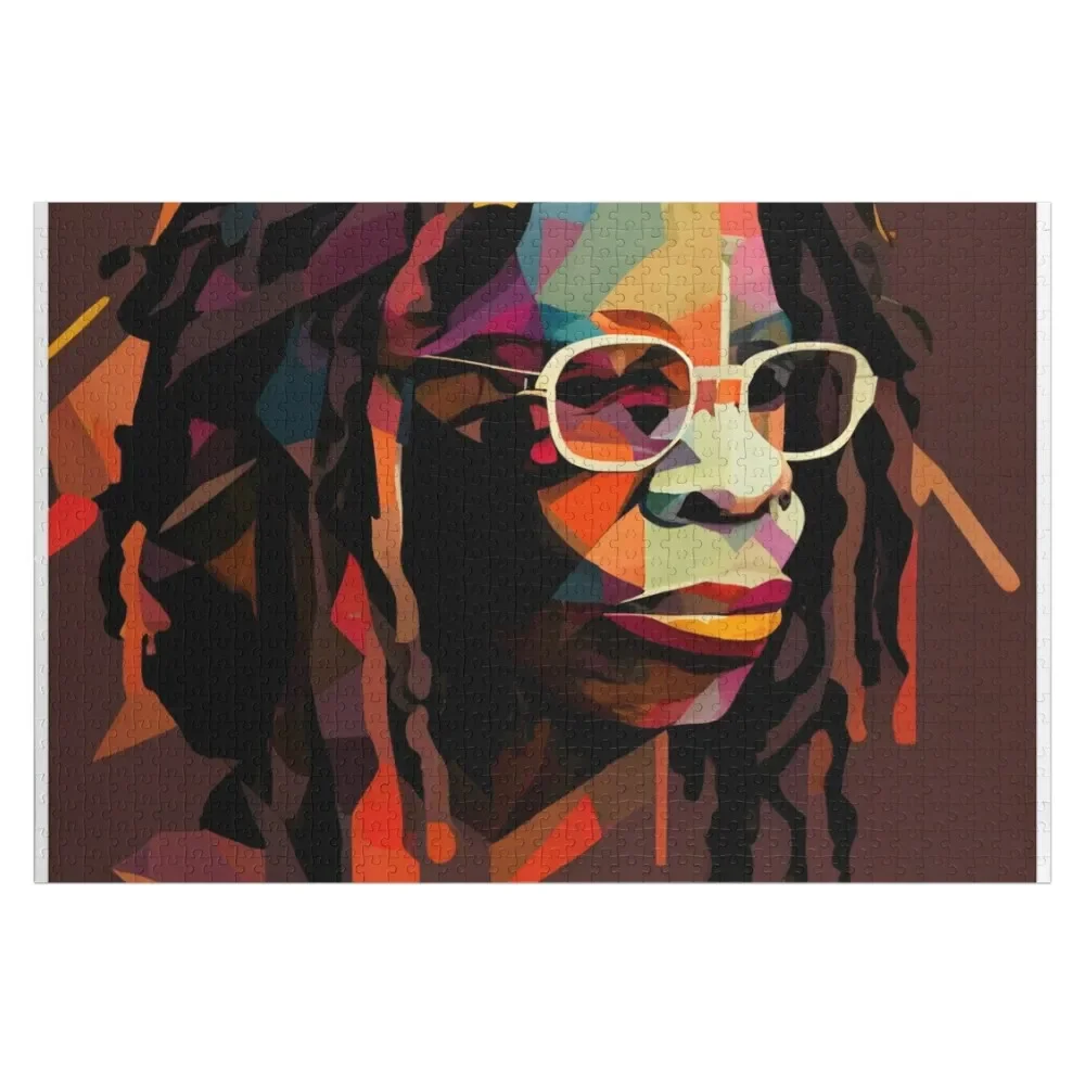 

Abstract picture of Whoopi Goldberg Jigsaw Puzzle Scale Motors Personalized Baby Object Puzzle