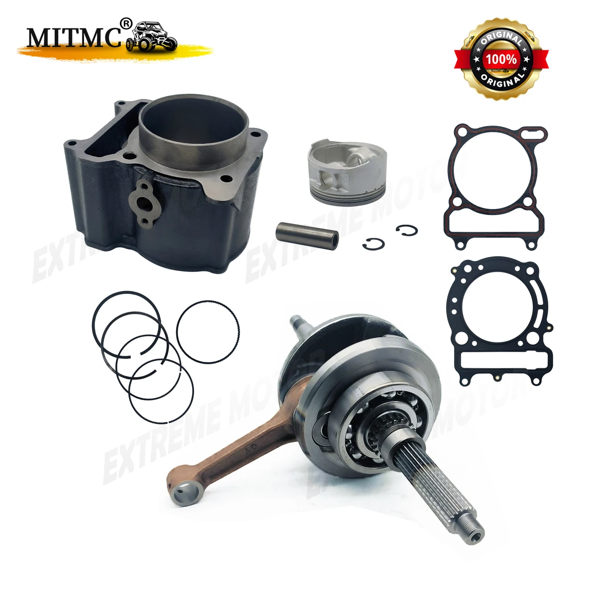 MITMC Engine Crankshaft Cylinder Kit For LINHAI 400CC LH 400 ATV UTV CUV QUAD Motorcycle Parts And Accessories 27238 27228