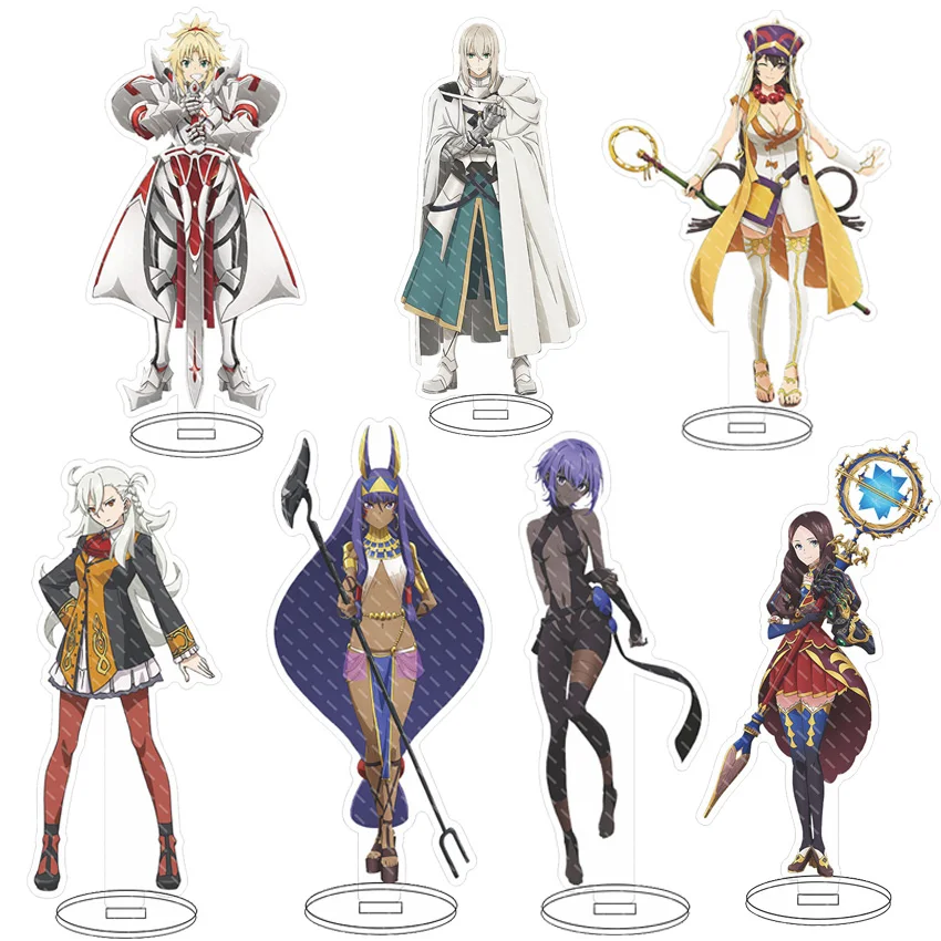 Figurine Anime 16CM Fate/Grand Order Bedivere Fujimaru Ritsuka ‌   Ornements en acrylique Mash Kyrielight Mordred Cos, cadeaux