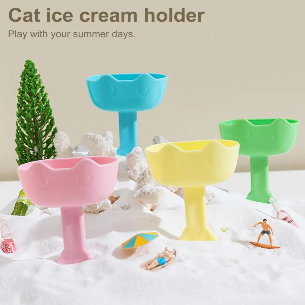 Easy to Take Popsicle Holder Popsicle Holder Easy to Clean Leak-proof Popsicle Holder with Cat Claw for Mess-free for Kids