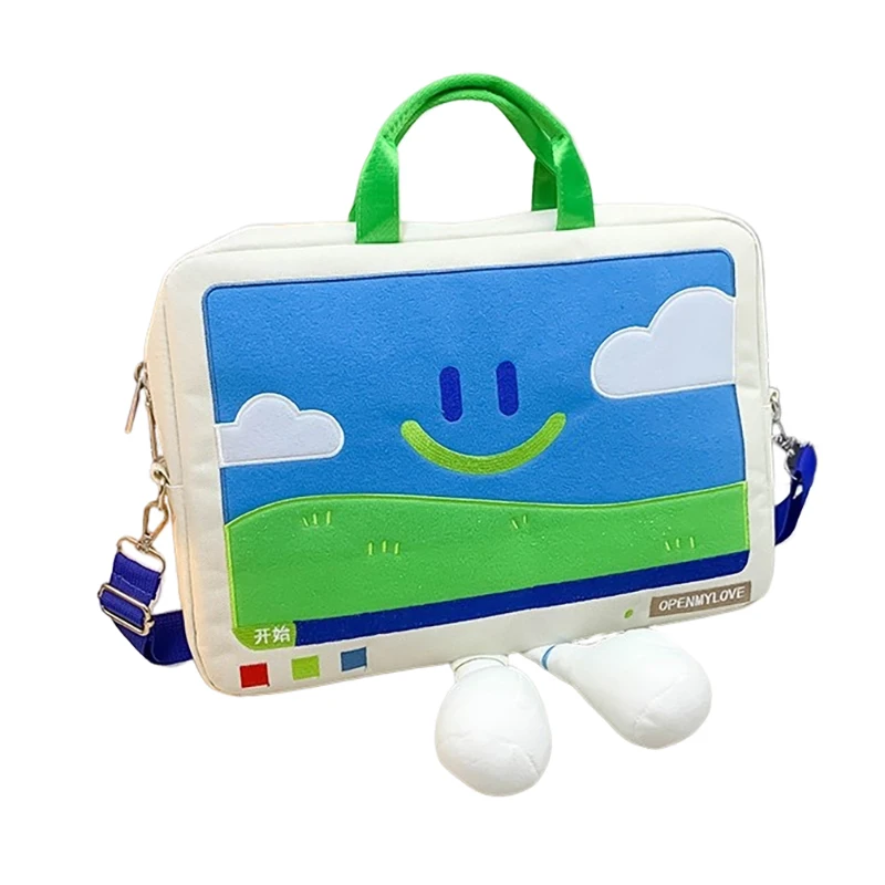 

Universal Cute Tablet Sleeve Bag Handbag For Samsung Xiaomi Tablet Laptop Cover Pouch Notebook Shoulder Carry Commuter Bag