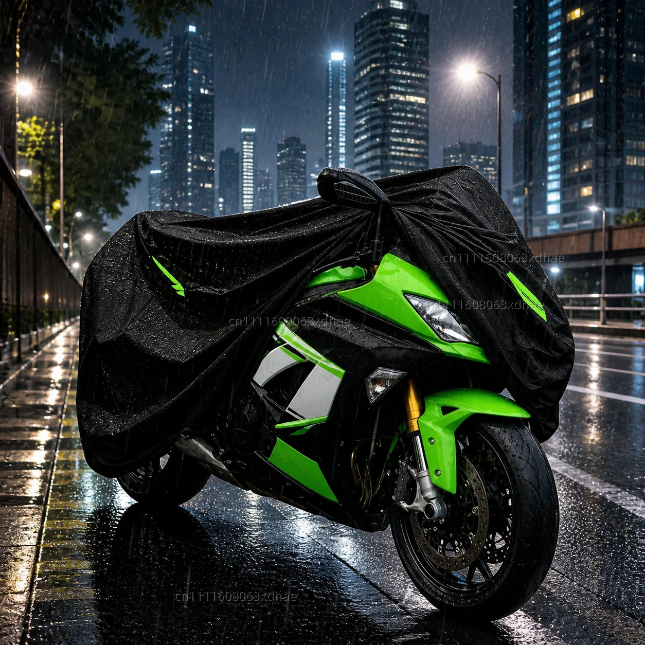 Motorcycle Full Cover Waterproof Rain Dustproof All Season 190T Oxford Cloth For For Harley Davidson ADV 1250 PA1250 Special view 5