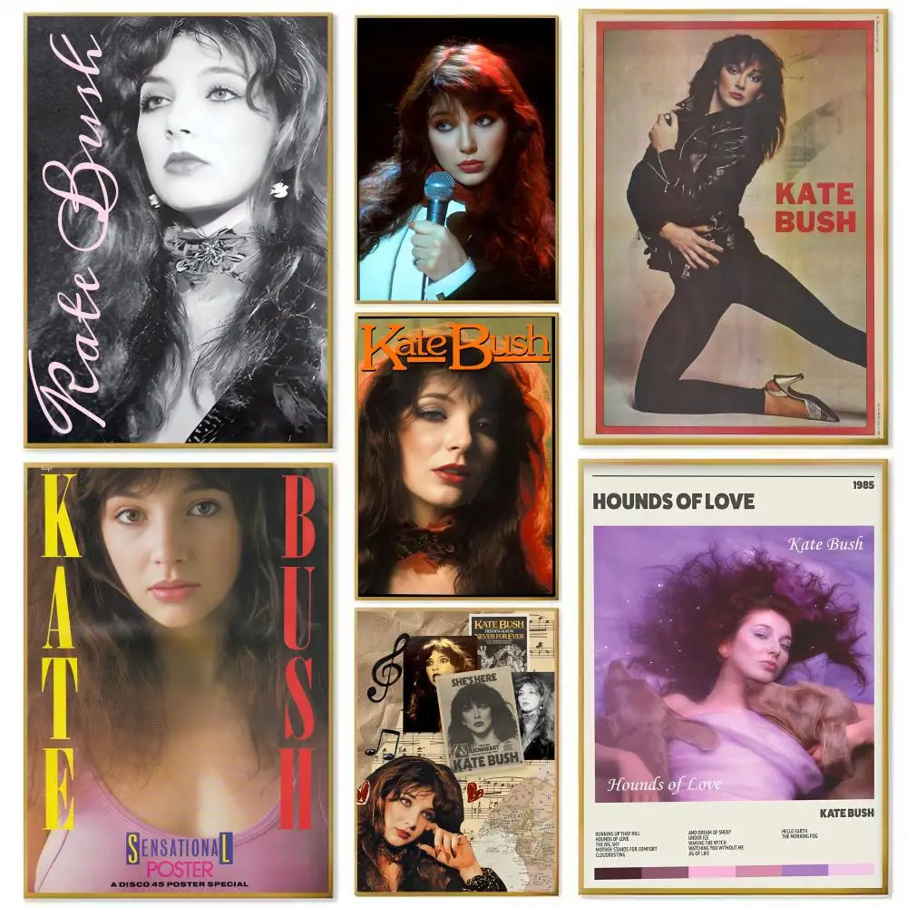 Britain Singer K-Kate Bush Poster Holiday Gifts Designed For Home Restaurant Office Space Corridor Wall Art