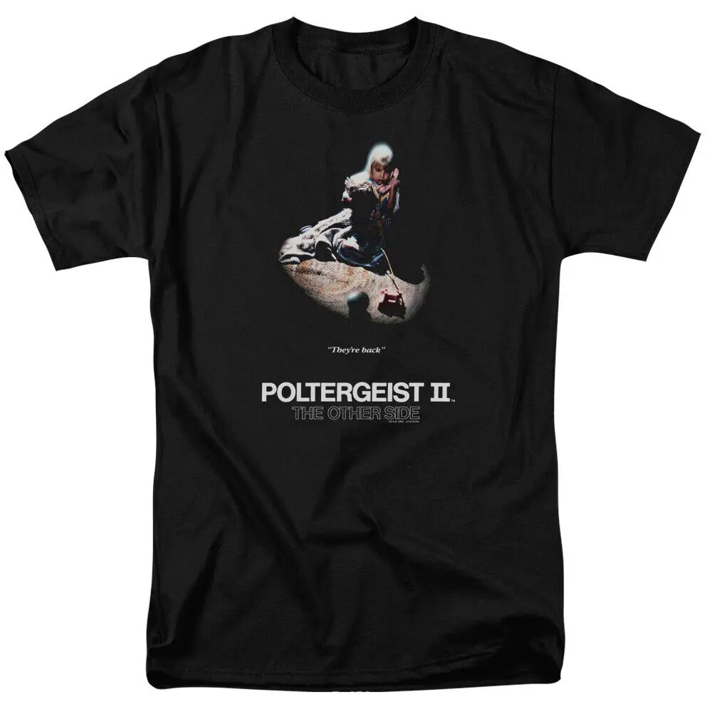 Poltergeist II Poster T Shirt Licensed Horror Movie Retro Classic Scary Black