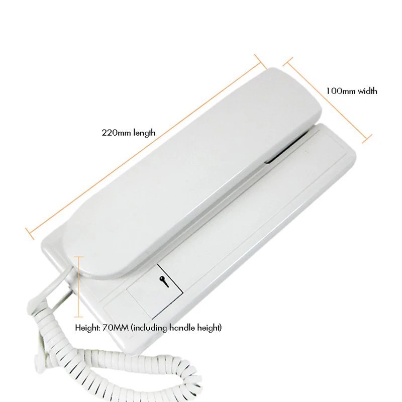 Système de téléphone de porte, interphone d'entrée de sonnette, kits d'interphone filaire, interphone de porte, support de déverrouillage de porte