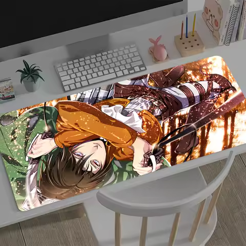Gaming Mouse Pad A-attack on Titan Gamer Computer Accessories Keyboard Table Mat Mousepad Company Desk mat PC HD Anime Mousepad