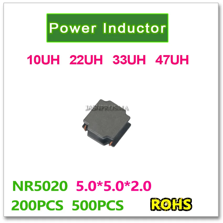 200 قطعة 500 قطعة SMD NR5020 10UH 22UH 33UH 47UH جودة عالية جديد الأصلي 5020 NR5020T