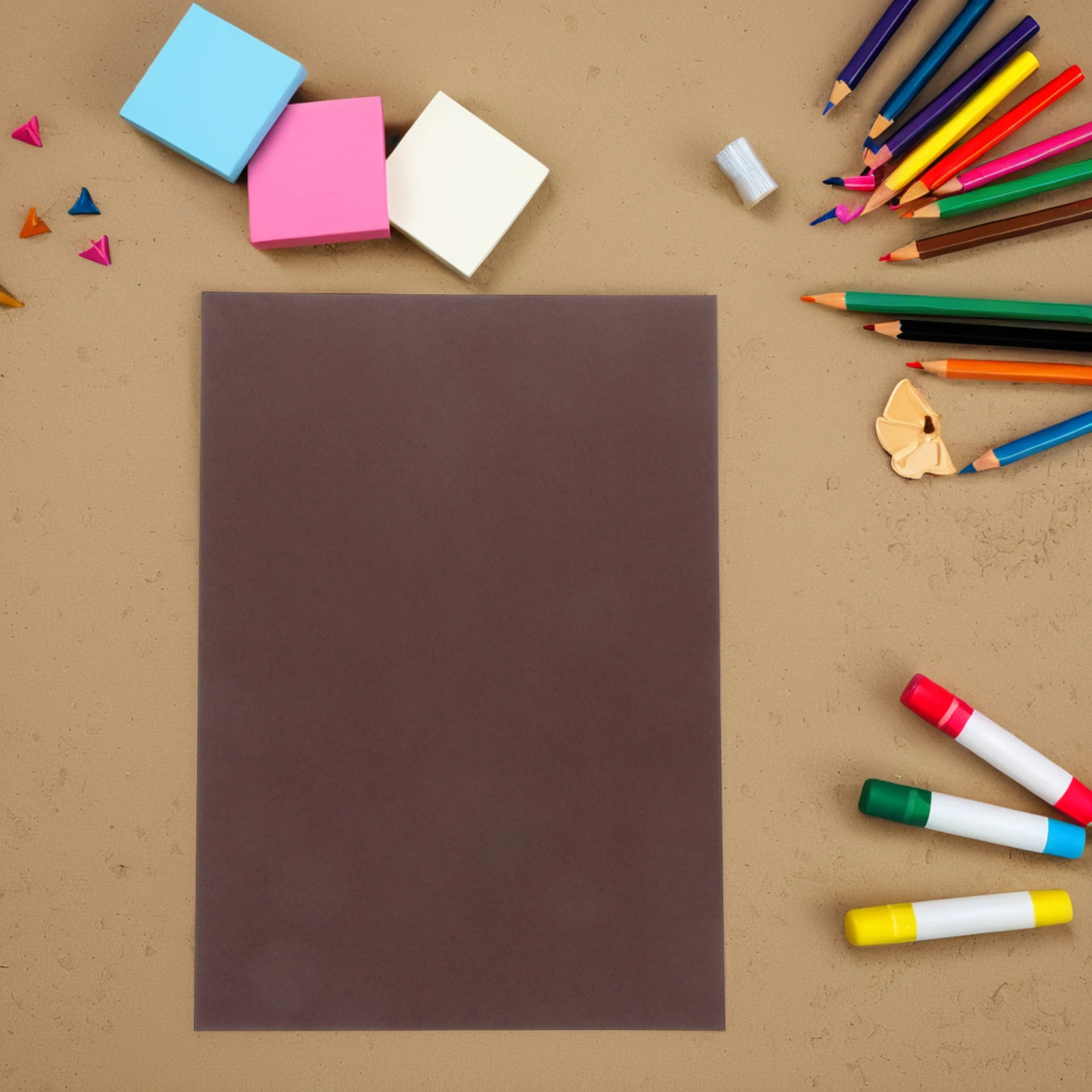 30 قطعة من ورق البطاقات الممتاز A4 لمشاريع DIY الإبداعية أوراق سميكة متعددة الاستخدامات لرسم بطاقات القصاصات