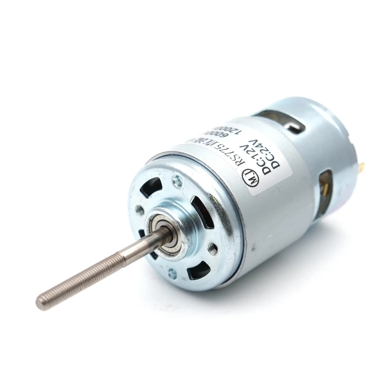 775 DC Lawn Mower Motor 6V 12V 6000RPM Double-Bearing Screw Thread 24V 12000RPM 50MM Long Shaft for Outdoor Equipment