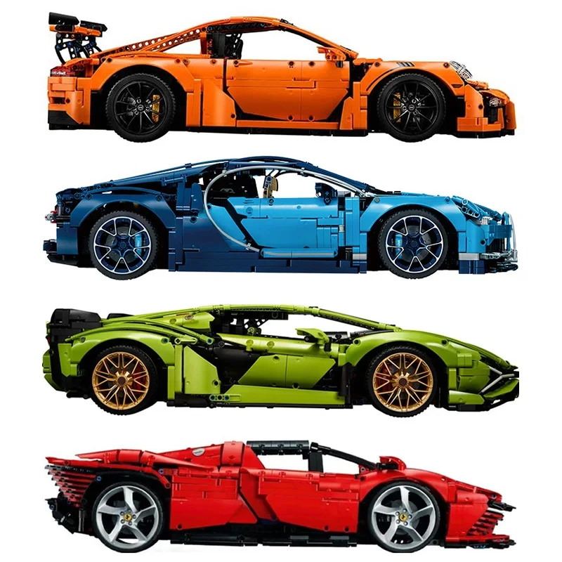 Compatible 42143 42115 Super Sprot Car Technical Model Building Blocks for Adults Bricks Toys for Boys Constructor Gifts Kids