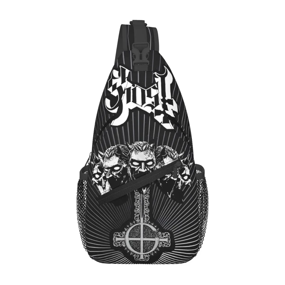 

Custom G-Ghosts Backpacks Punk For Traveling Hiking Bags Shoulder Crossbody Chest Backpack Sling Crossbody Backpack