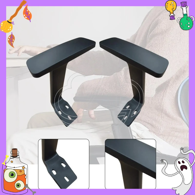 

2x Furniture Office Chair Armrests Upright Brackets High Strength 27 Cmx6 cm Arm Rests Gaming Chair Arms for Home Mesh Chairs