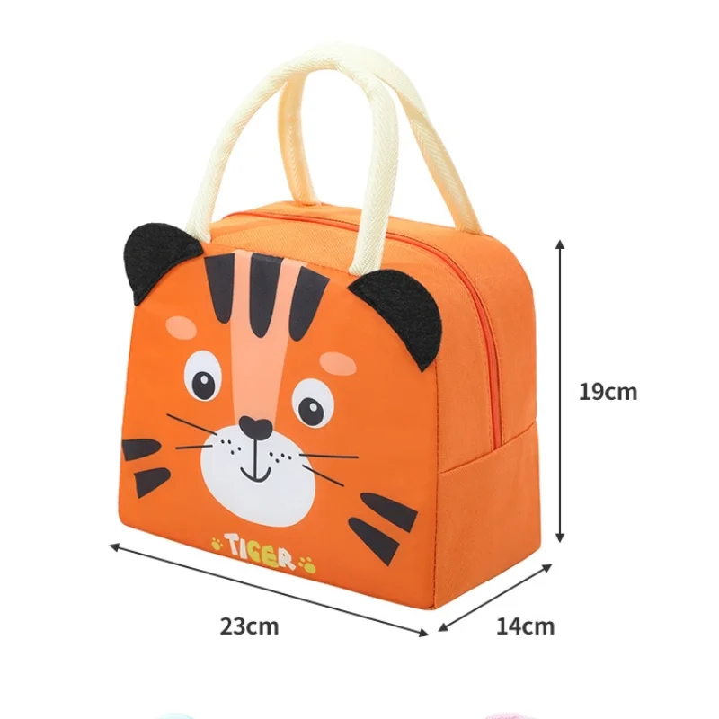 1PC Cation Series Waterproof Handheld Insulation Bag, Tropical Insulation Lunch Box Bag, Insulation Bag