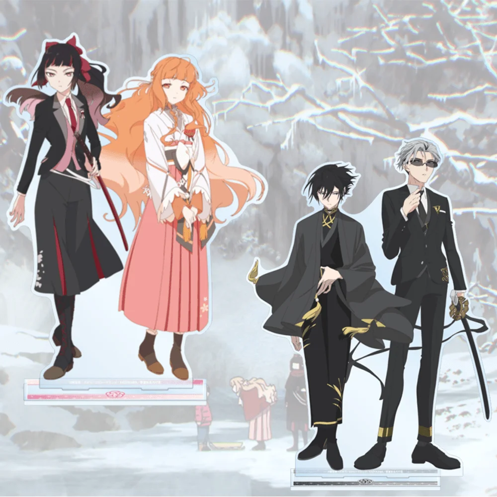 Agents of the Four Seasons Hinagiku Kayo 15cm Acrylic Stand Keychain Kawaii Anime Figure desktop Ornament Collectible Gift