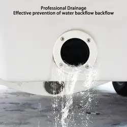 Boat Drain Check Valve Efficient Kayak Scupper Valves Thickened Scupper Valves White Drain Check Valve For Boats Yachts RV