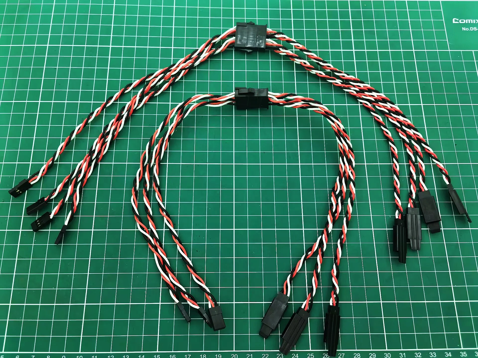 MPX  Multi Servo wire Extension connector  3  4 wires Version  aileron flap gear brake  assembly  For  turbine jet