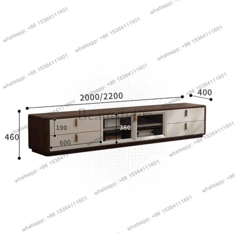 LSNordic Living Room TV Stands Entertainment Center Modern Cabinet TV Stands Supports Wooden Home Furniture Televisie Kast FYTS